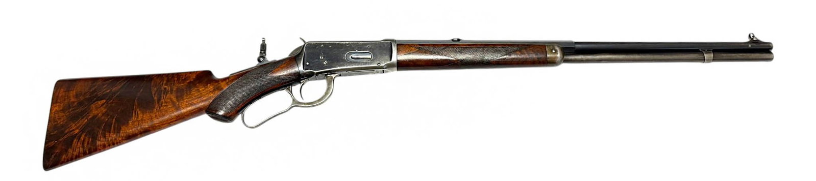 Excellent Special Order Winchester Model 1894 .30 WCF Lever Action Rifle w/ Factory Tang Sight - 4