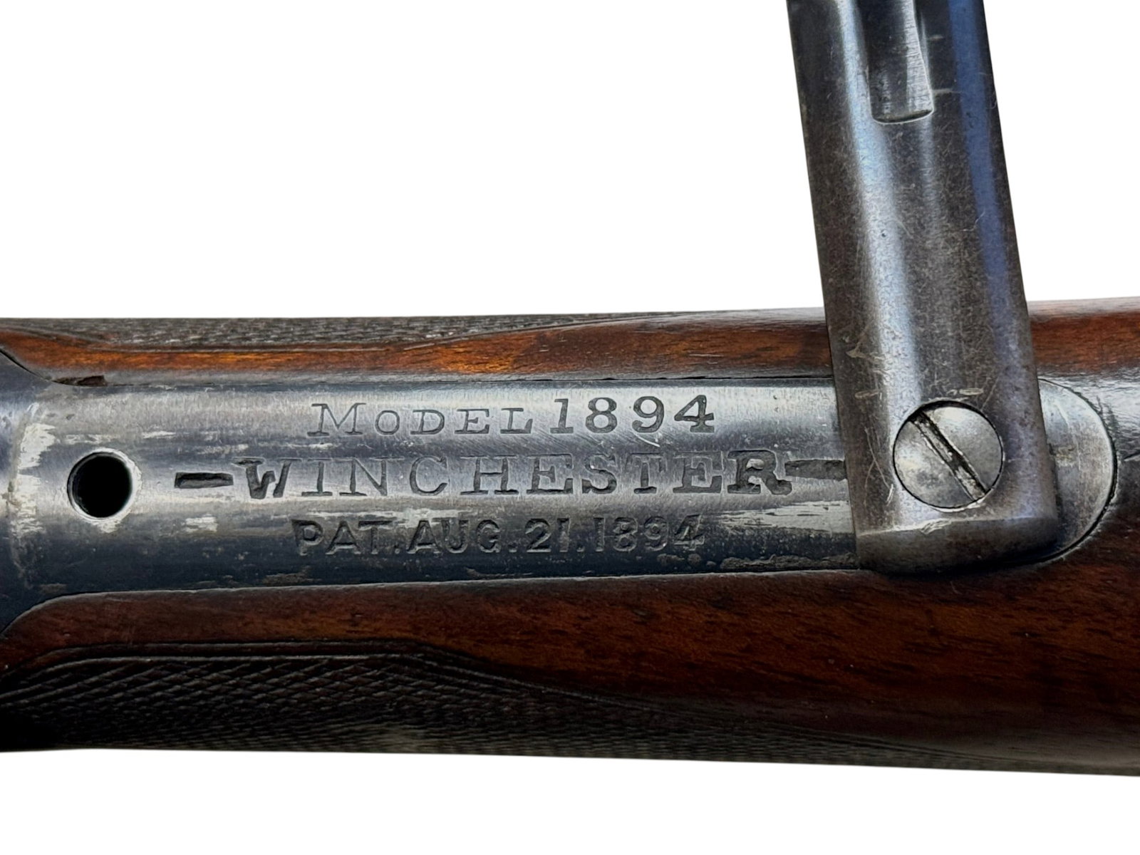 Excellent Special Order Winchester Model 1894 .30 WCF Lever Action Rifle w/ Factory Tang Sight - 5