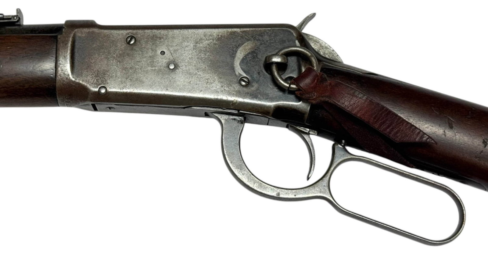 1908 Winchester Model 1894 .25-35 WCF Lever Action Saddle Ring Carbine w/ Ladder Sight - 11