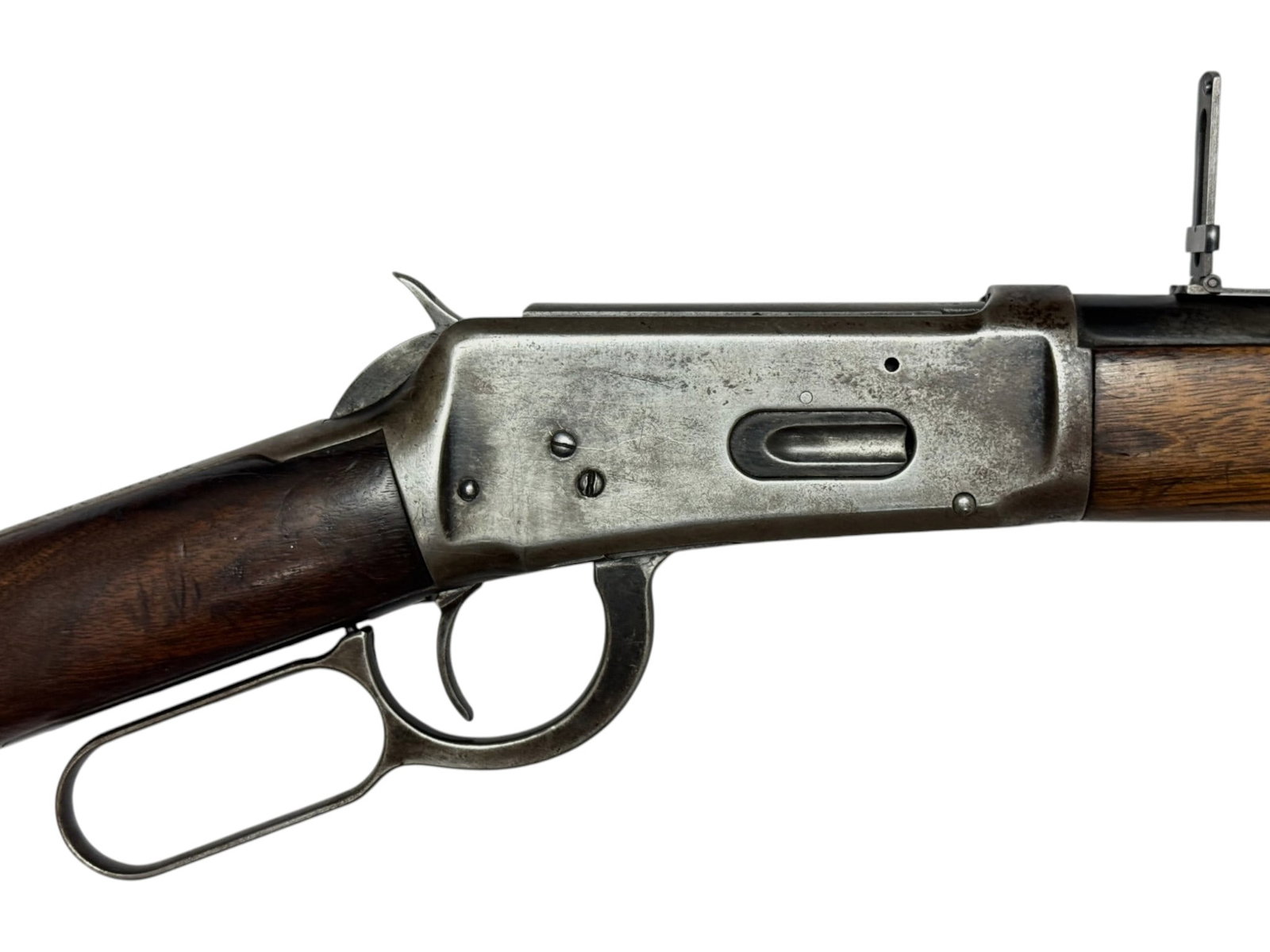 1908 Winchester Model 1894 .25-35 WCF Lever Action Saddle Ring Carbine w/ Ladder Sight - 15