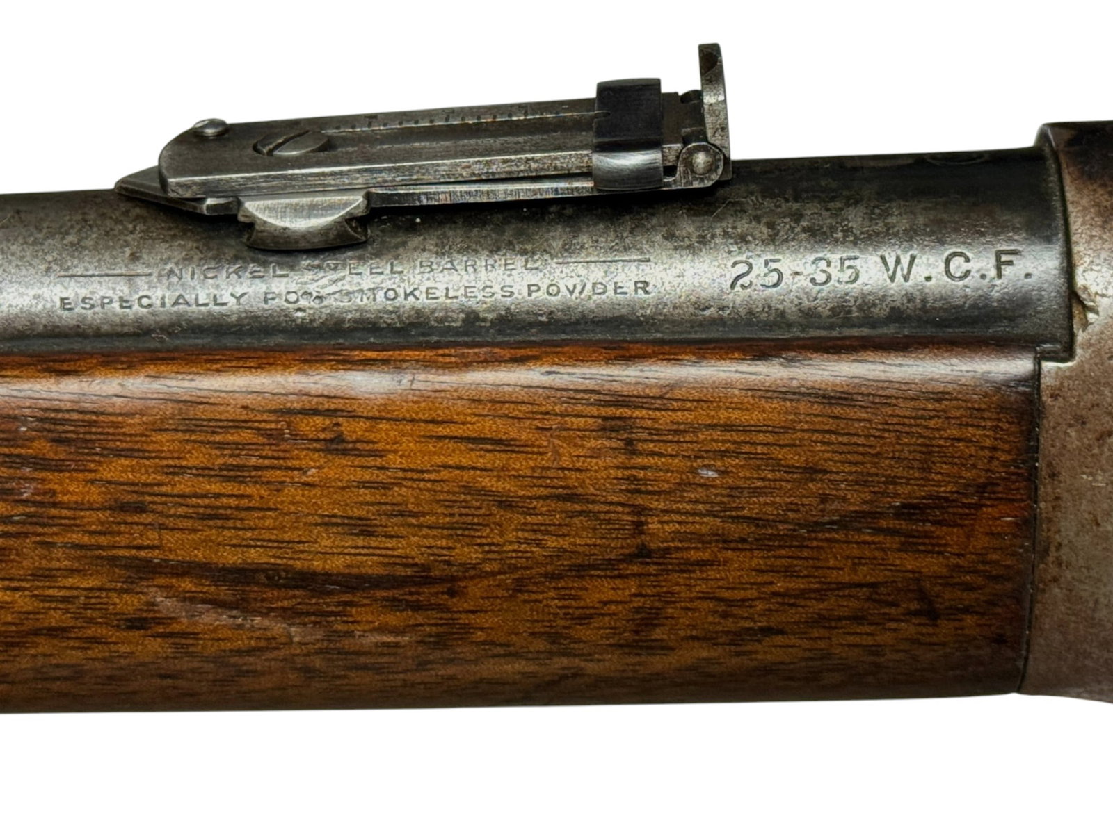 1908 Winchester Model 1894 .25-35 WCF Lever Action Saddle Ring Carbine w/ Ladder Sight - 7