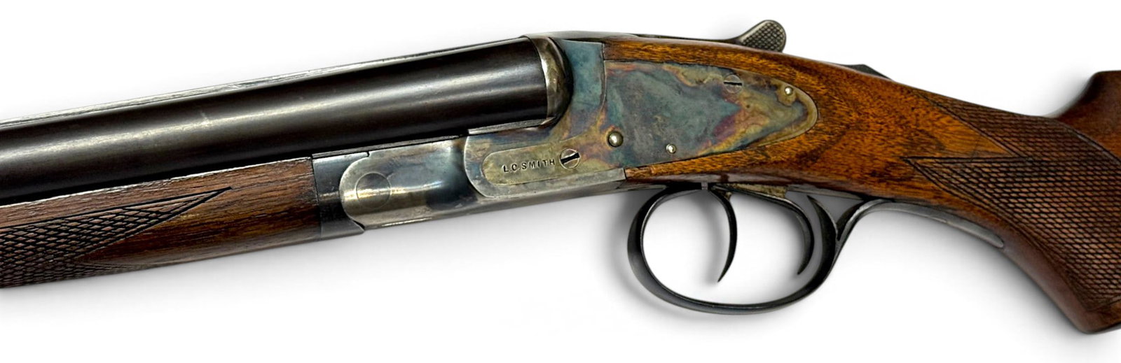 Exceptional 1930 LC Smith Featherweight Field Grade 16 GA. SXS Hammerless Shotgun w/ Letter - 2