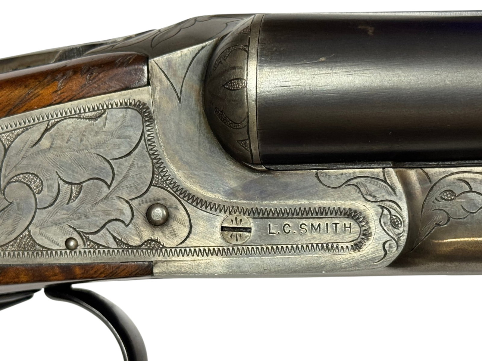 Exceptionally Fine 1942 LC Smith Featherweight IDEAL GRADE 12 GA. Upgraded Shotgun w/ Letter - 12