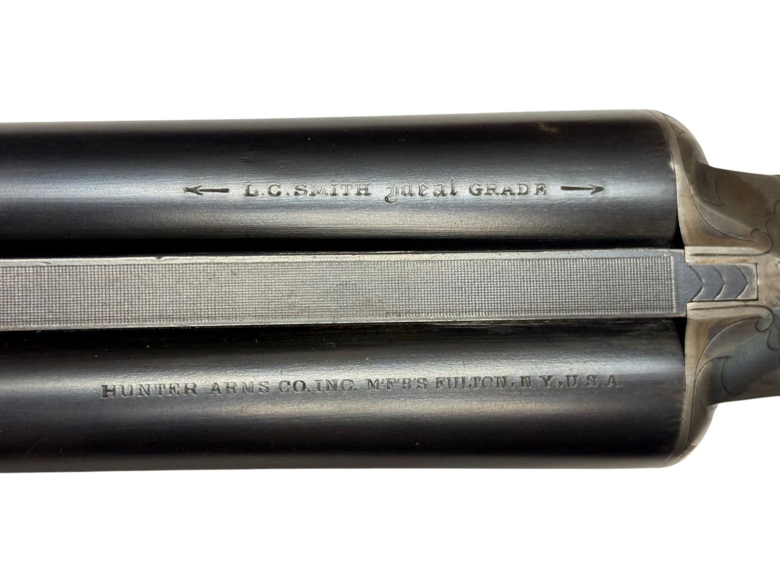 Exceptionally Fine 1942 LC Smith Featherweight IDEAL GRADE 12 GA. Upgraded Shotgun w/ Letter - 7
