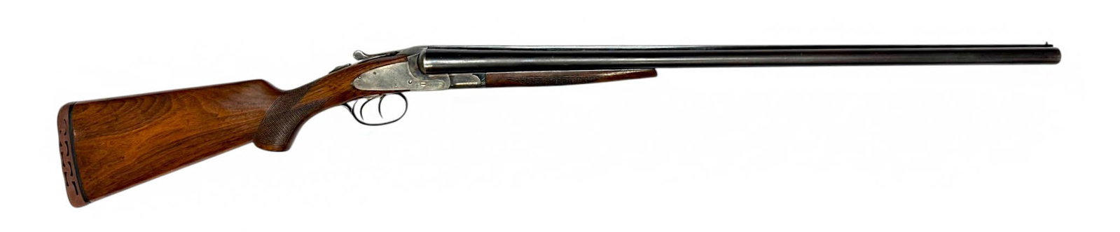 Excellent Lettered Rare WWII 1942 LC Smith USAF Contract 12 GA. Aerial Training SXS Shotgun - 3