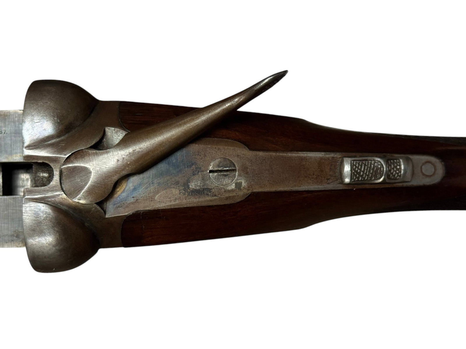1923 Parker Bros 16 GA. SXS Double Barrel Hammerless Shotgun w/ Painted Spade - 4