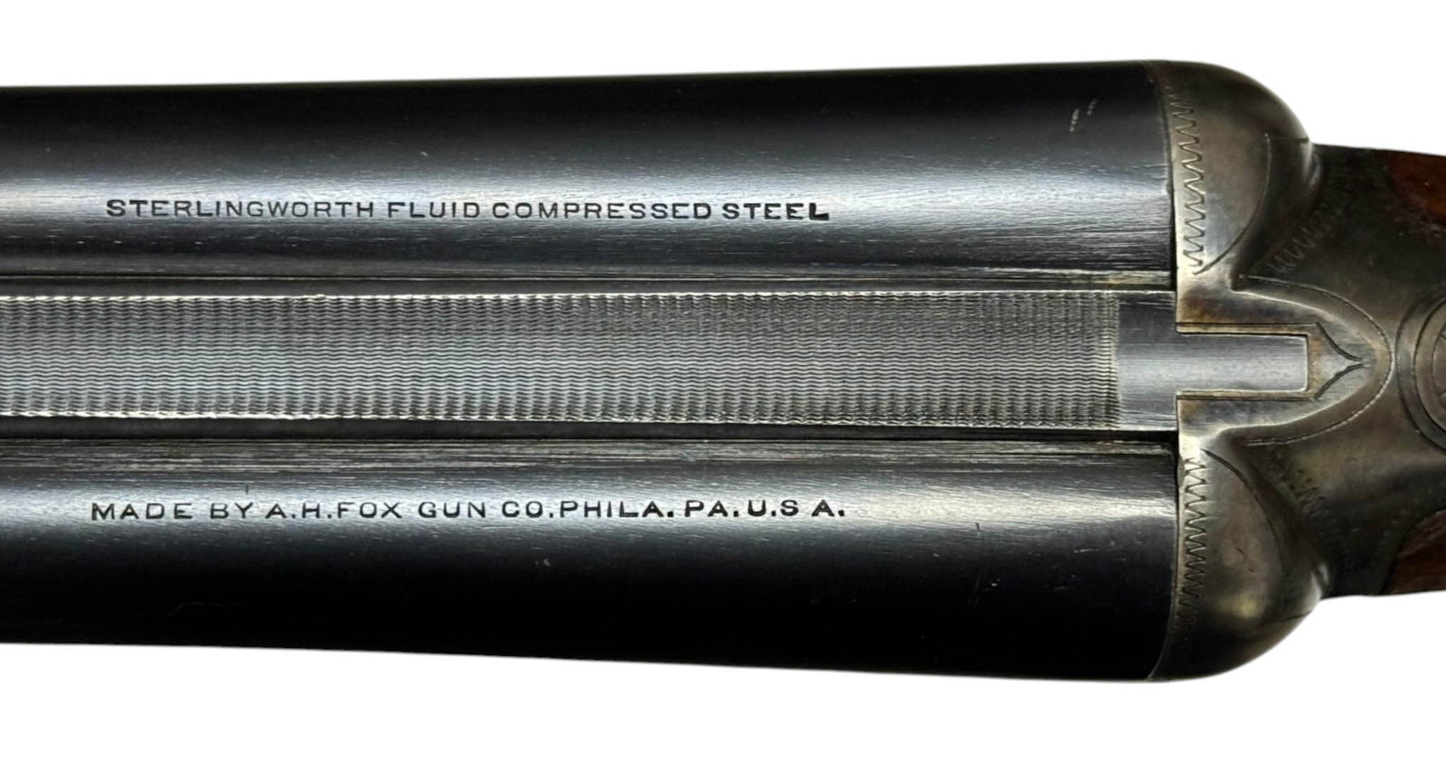 1928 A.H. FOX Phila, PA Sterlingworth 12 GA. SXS Double Barrel 32" Shotgun - 5