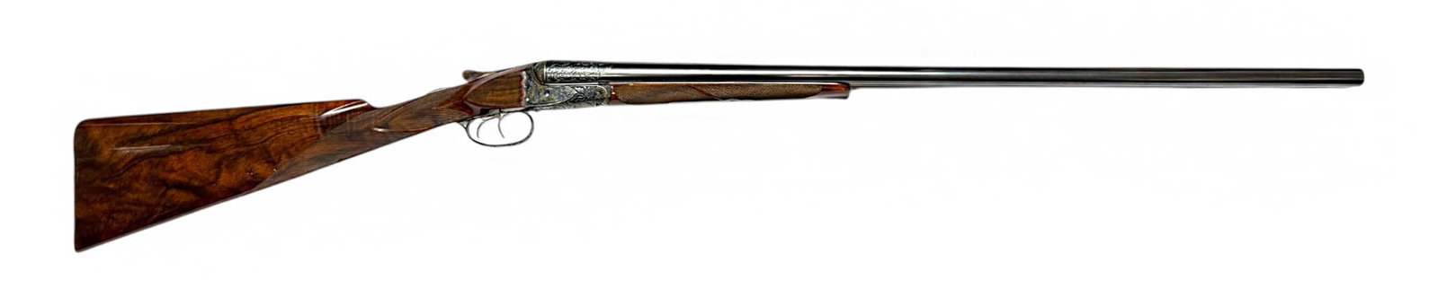 Excellent Cased A.H. FOX "XE Grade" Side-by-Side 16 GA. CSMC Double Barrel Highly Engraved Shotgun - 4