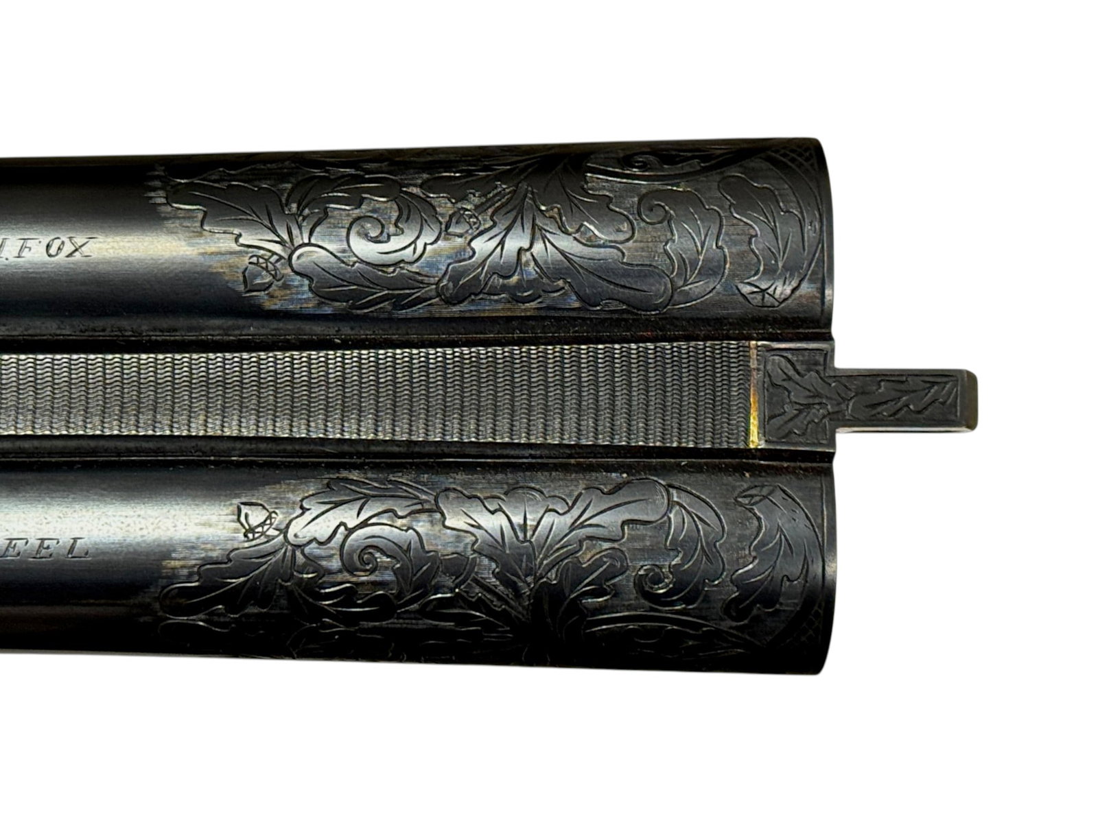 Excellent Cased A.H. FOX "XE Grade" Side-by-Side 16 GA. CSMC Double Barrel Highly Engraved Shotgun - 7