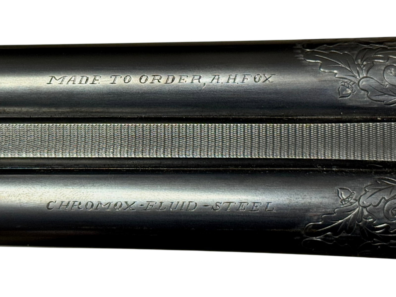 Excellent Cased A.H. FOX "XE Grade" Side-by-Side 16 GA. CSMC Double Barrel Highly Engraved Shotgun - 8