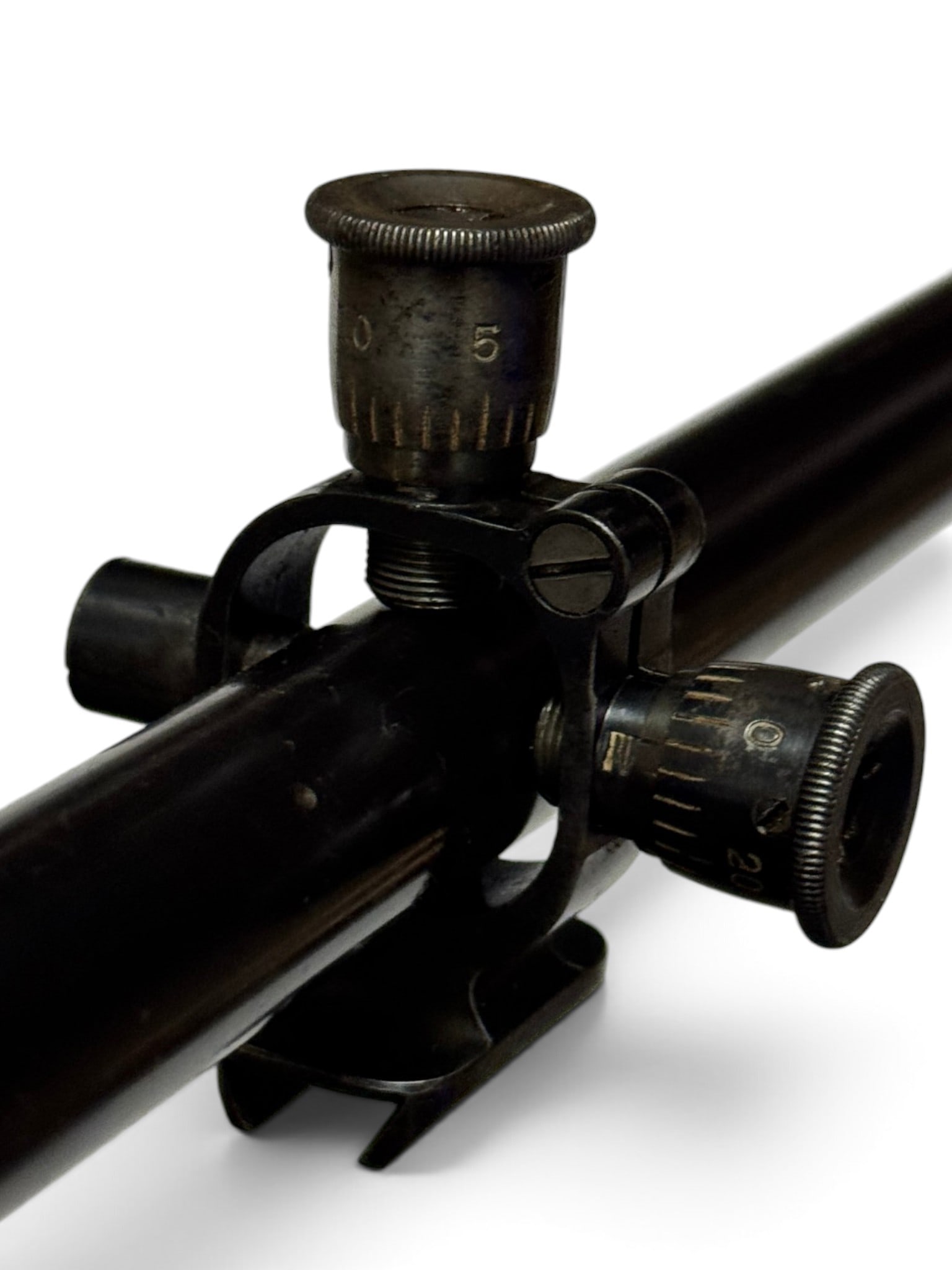 Rare Vintage Winchester A5 Telescopic Sight Scope with Ring Mounts in Wooden Case - 9