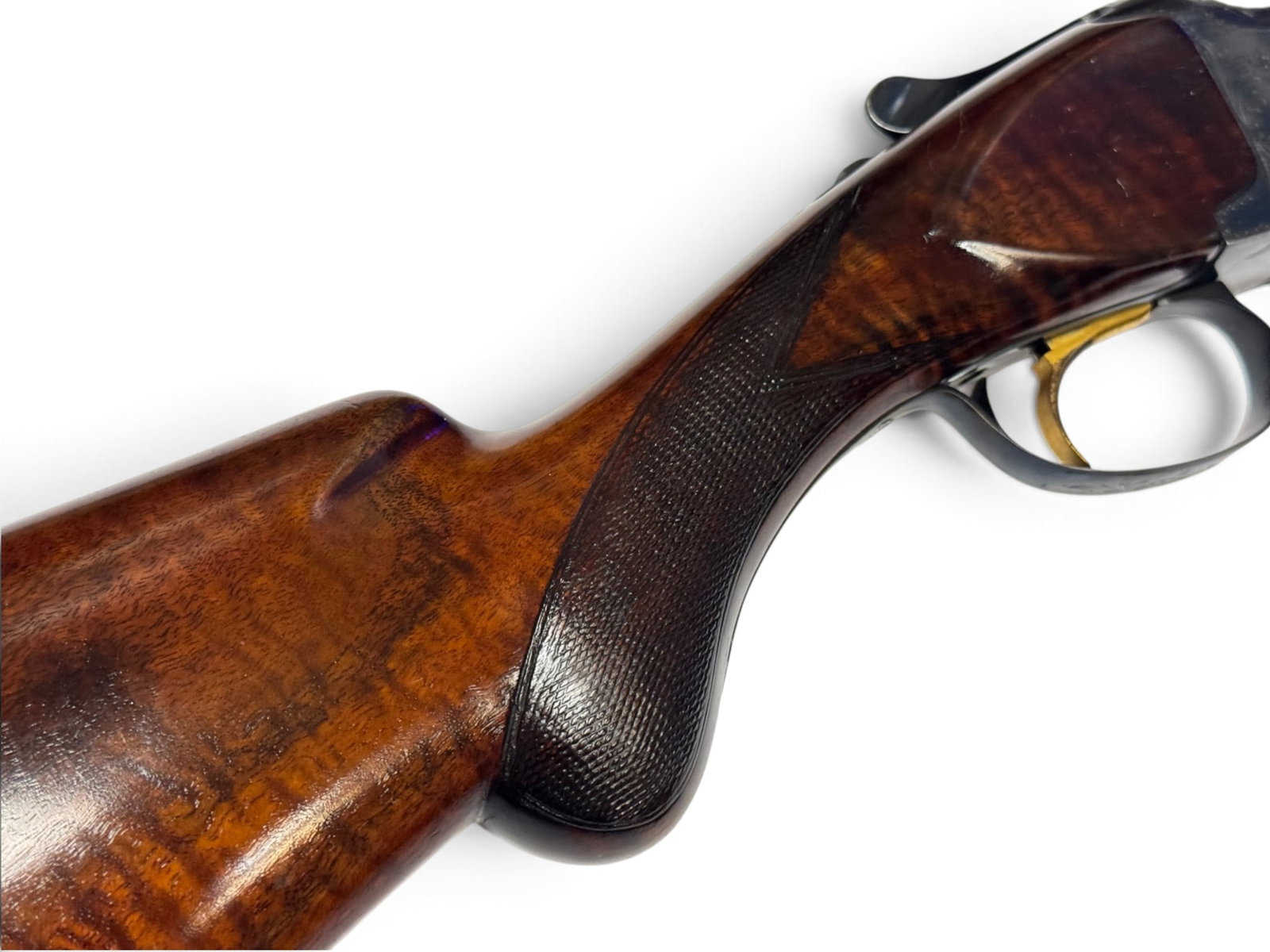 Excellent 1964 Engraved Belgian Browning Lightning Superposed Skeet Shotgun 4-Barrel Set in Case - 11