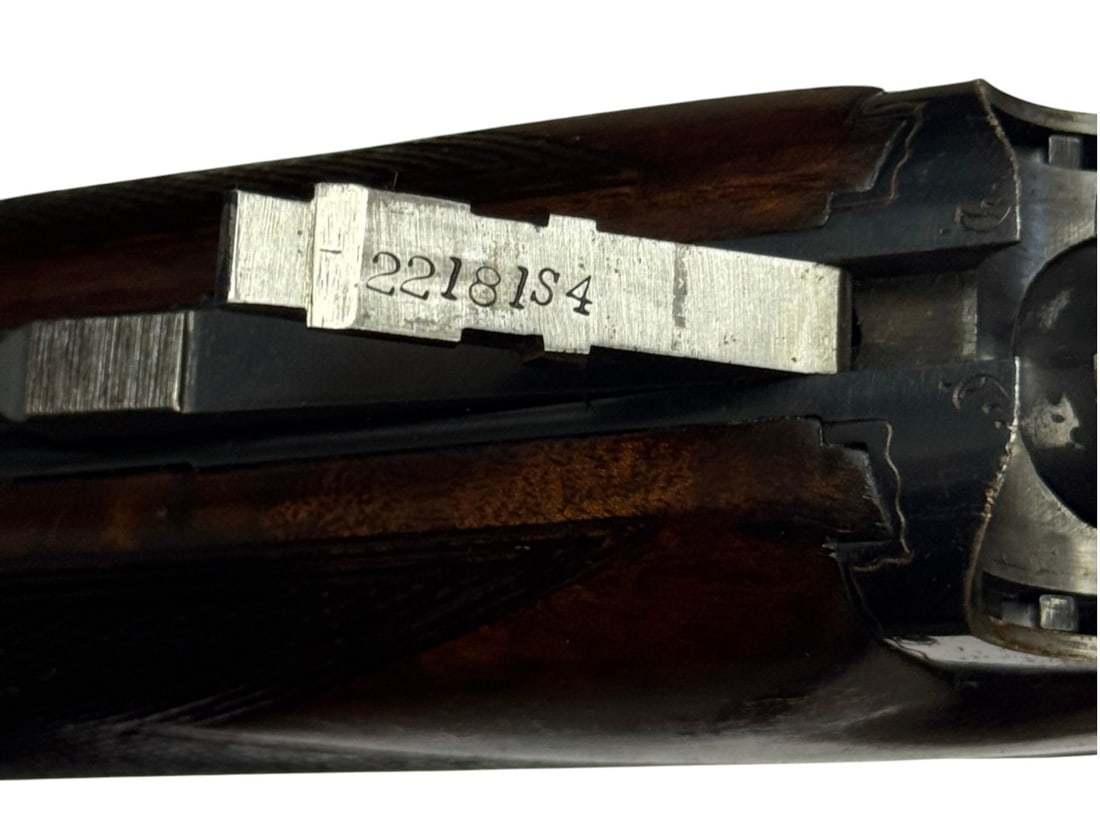 Excellent 1964 Engraved Belgian Browning Lightning Superposed Skeet Shotgun 4-Barrel Set in Case - 20