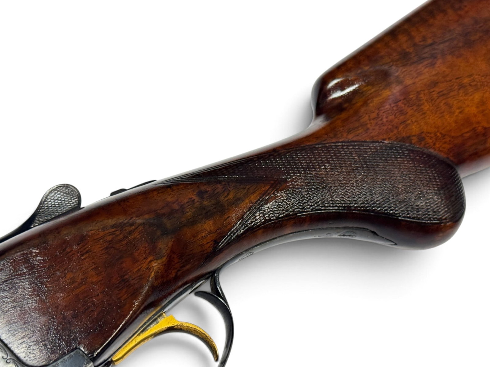 Excellent 1964 Engraved Belgian Browning Lightning Superposed Skeet Shotgun 4-Barrel Set in Case - 7