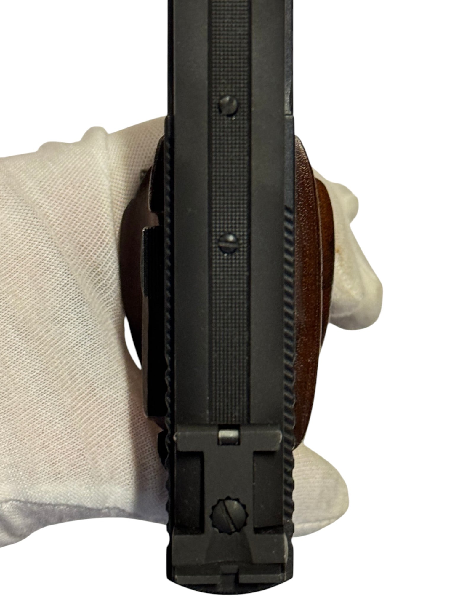 MINT Collector's 1959 Smith & Wesson Model 41 .22 LR Semi-Auto 7-3/8” Target Pistol w/ Muzzle  - 12