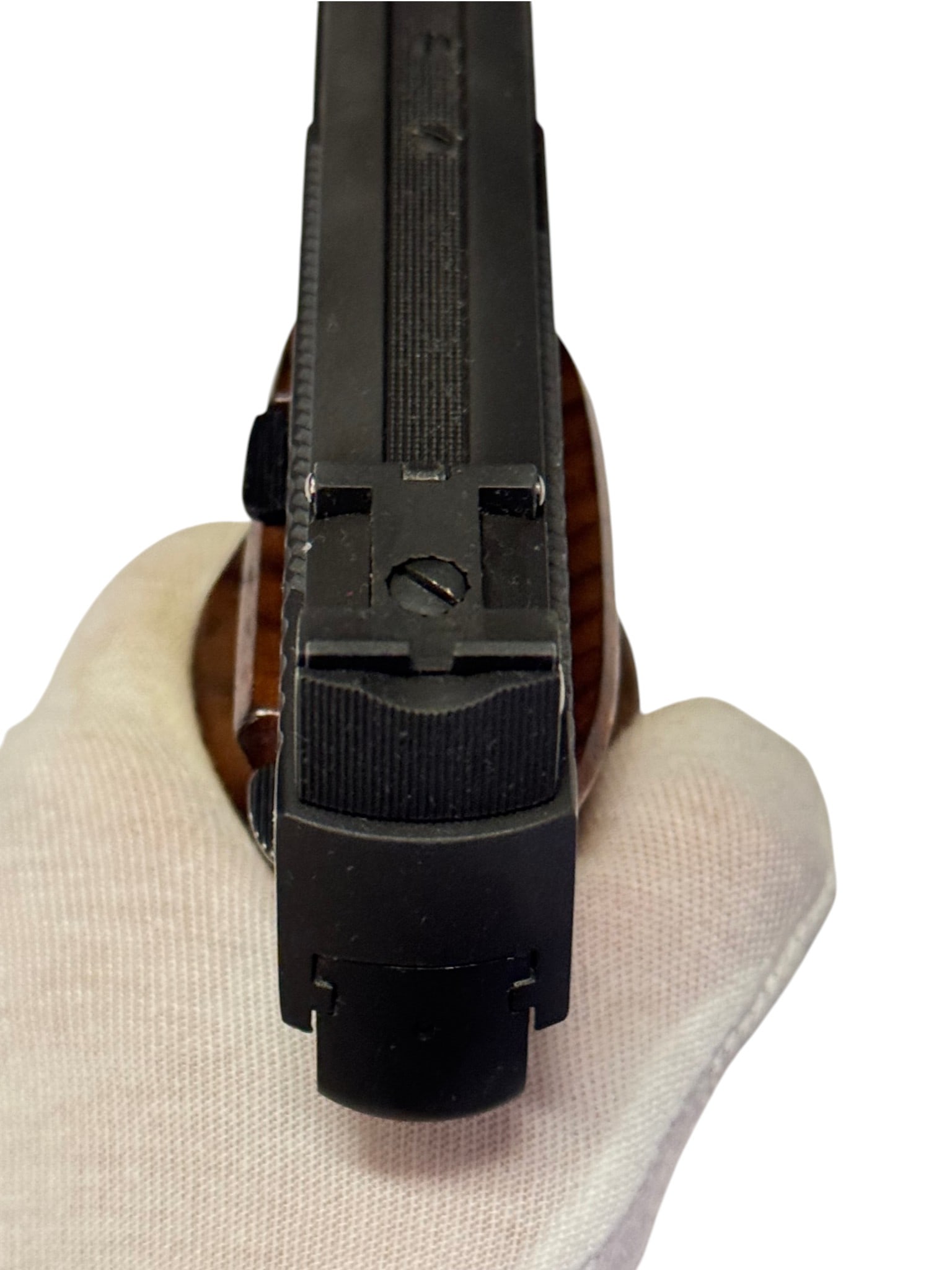 MINT Collector's 1969 Smith & Wesson Model 41 .22 LR Semi-Auto 7-3/8” Target Pistol w/ Muzzle  - 11