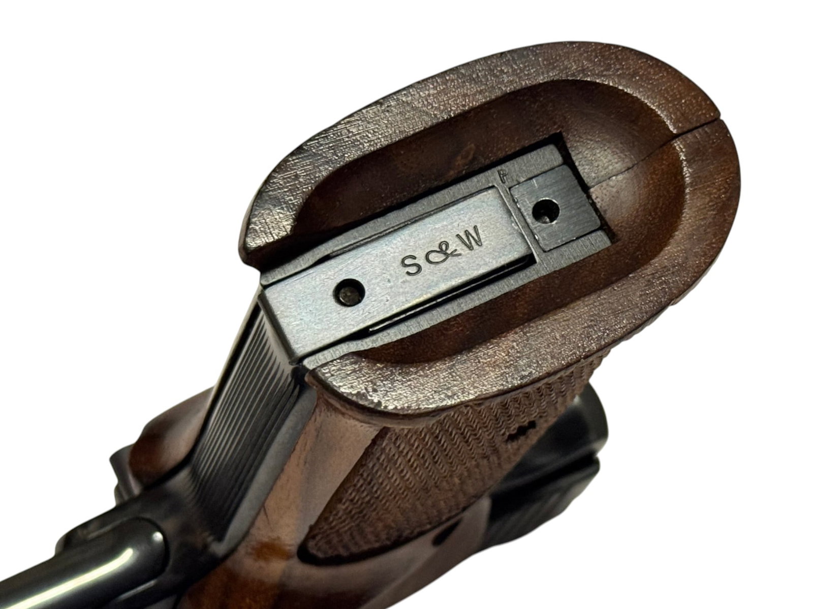 MINT Collector's 1969 Smith & Wesson Model 41 .22 LR Semi-Auto 7-3/8” Target Pistol w/ Muzzle  - 16