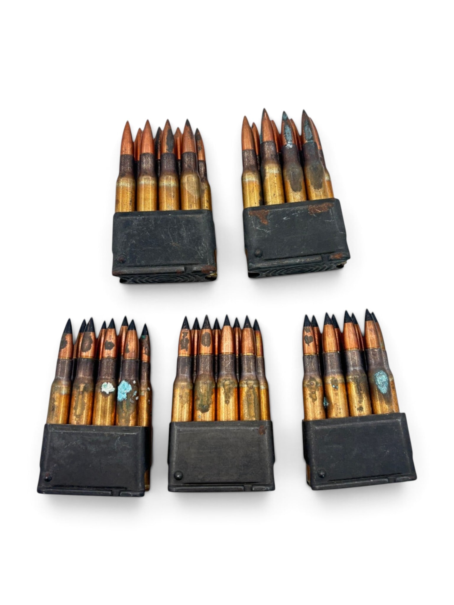Collectible 40rds of .30-06 SPRG. Specialty Ammuniton on Enbloc Clips: See Photos