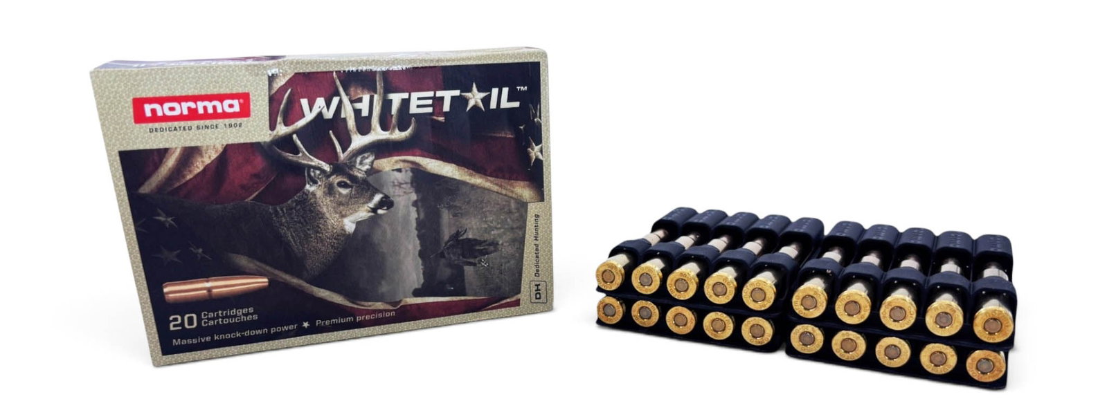 NIB 20rds of .30-06 SPRG. 150gr. SP Norma Whitetail Ammunition: See Photos