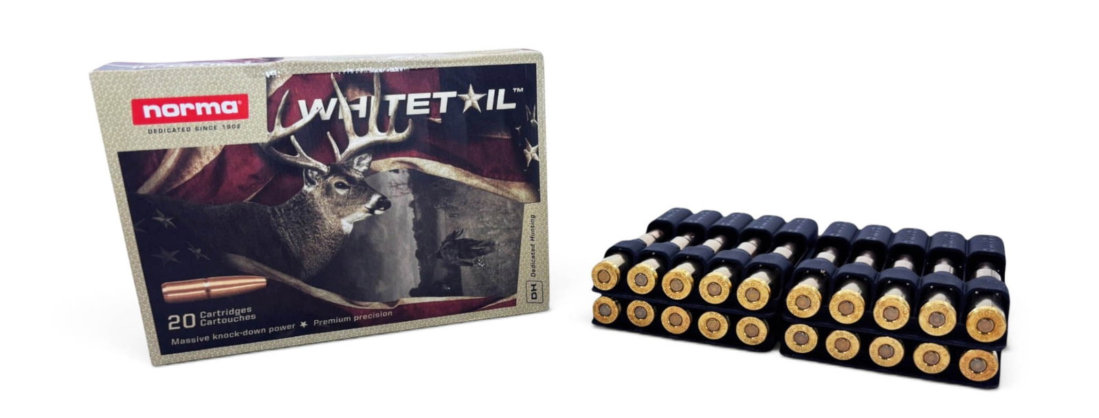 NIB 20rds of .30-06 SPRG. 150gr. SP Norma Whitetail Ammunition: See Photos