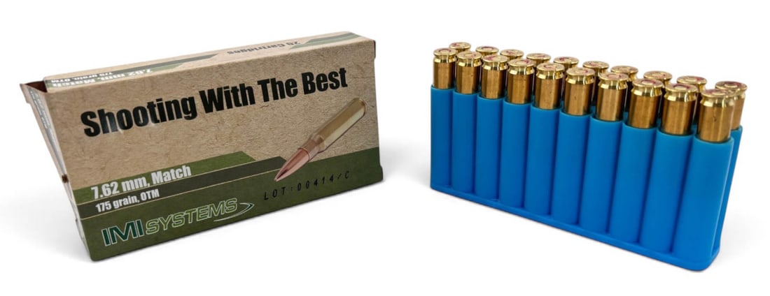 NIB 20rds of 7.62x51mm 175gr. OTM Match IMI Systems Ammunition: See Photos