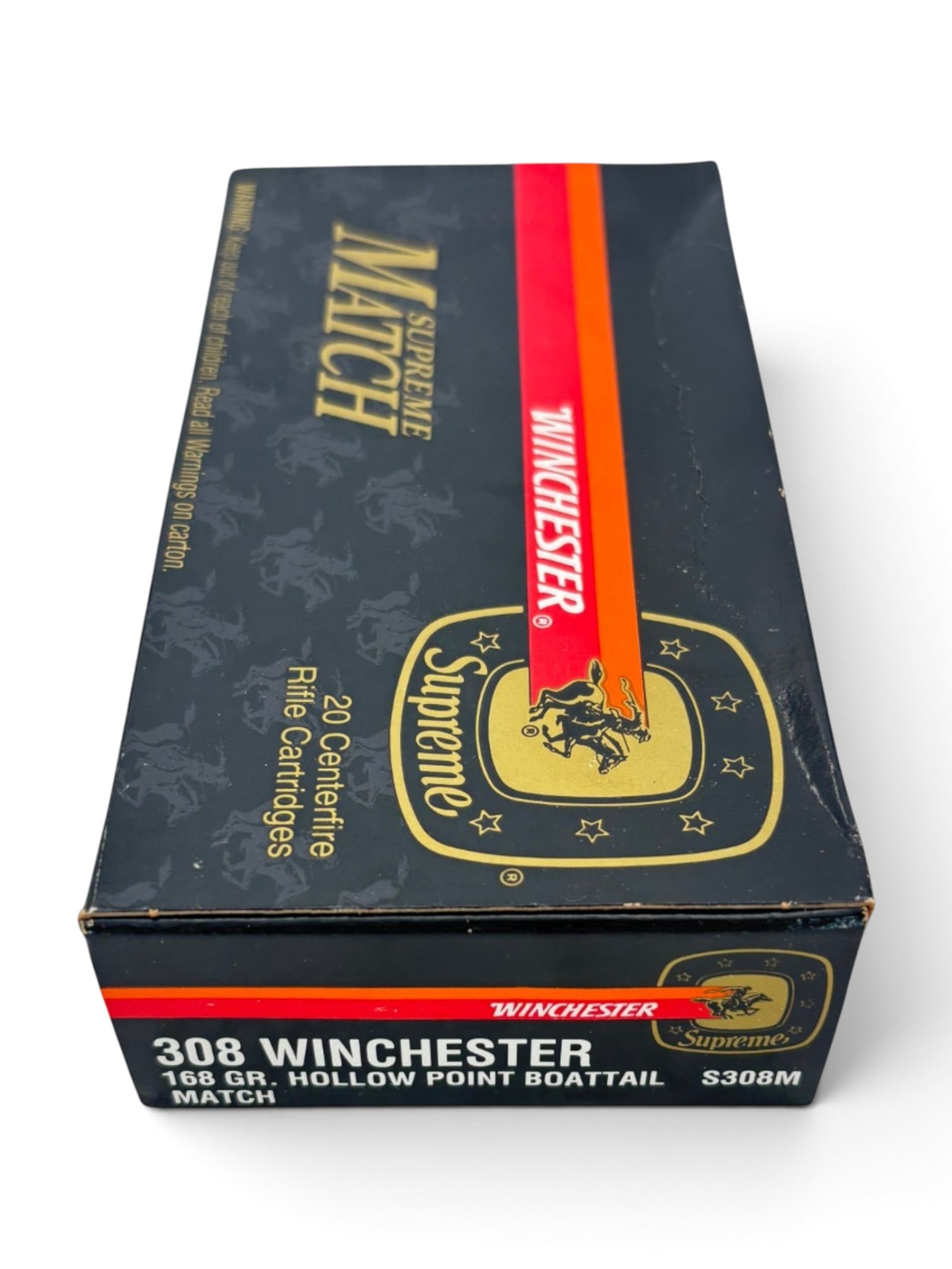 NIB 20rds of .308 WIN. 168gr. HP BT Winchester Supreme Match Ammunition - 2