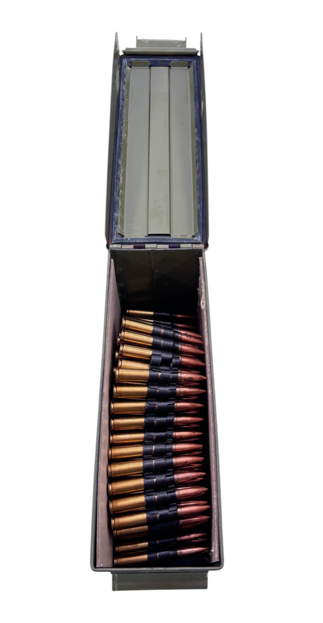 250rds of Linked 7.9mm Mauser Yugoslavian M49 Ammunition in Ammo Can: See Photos