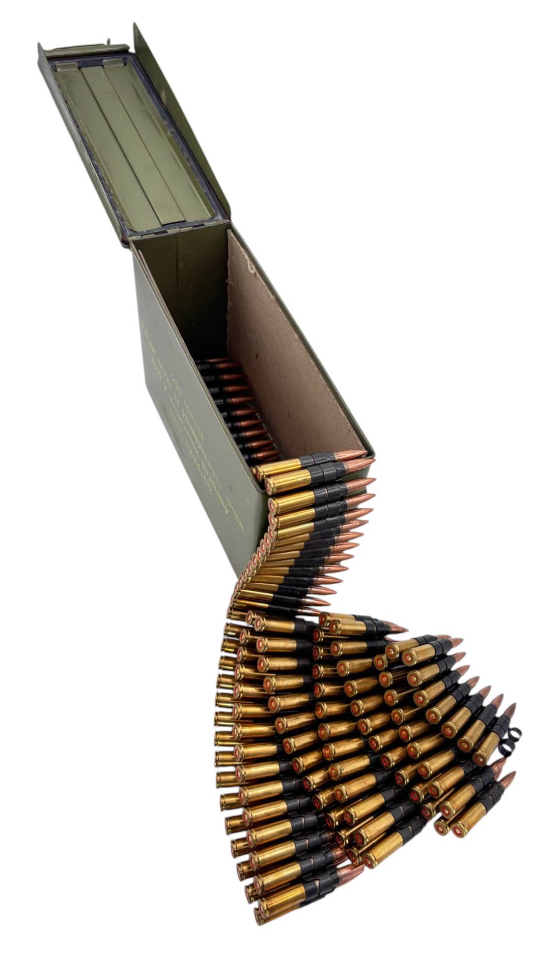 250rds of Linked 7.9mm Mauser Yugoslavian M49 Ammunition in Ammo Can - 2
