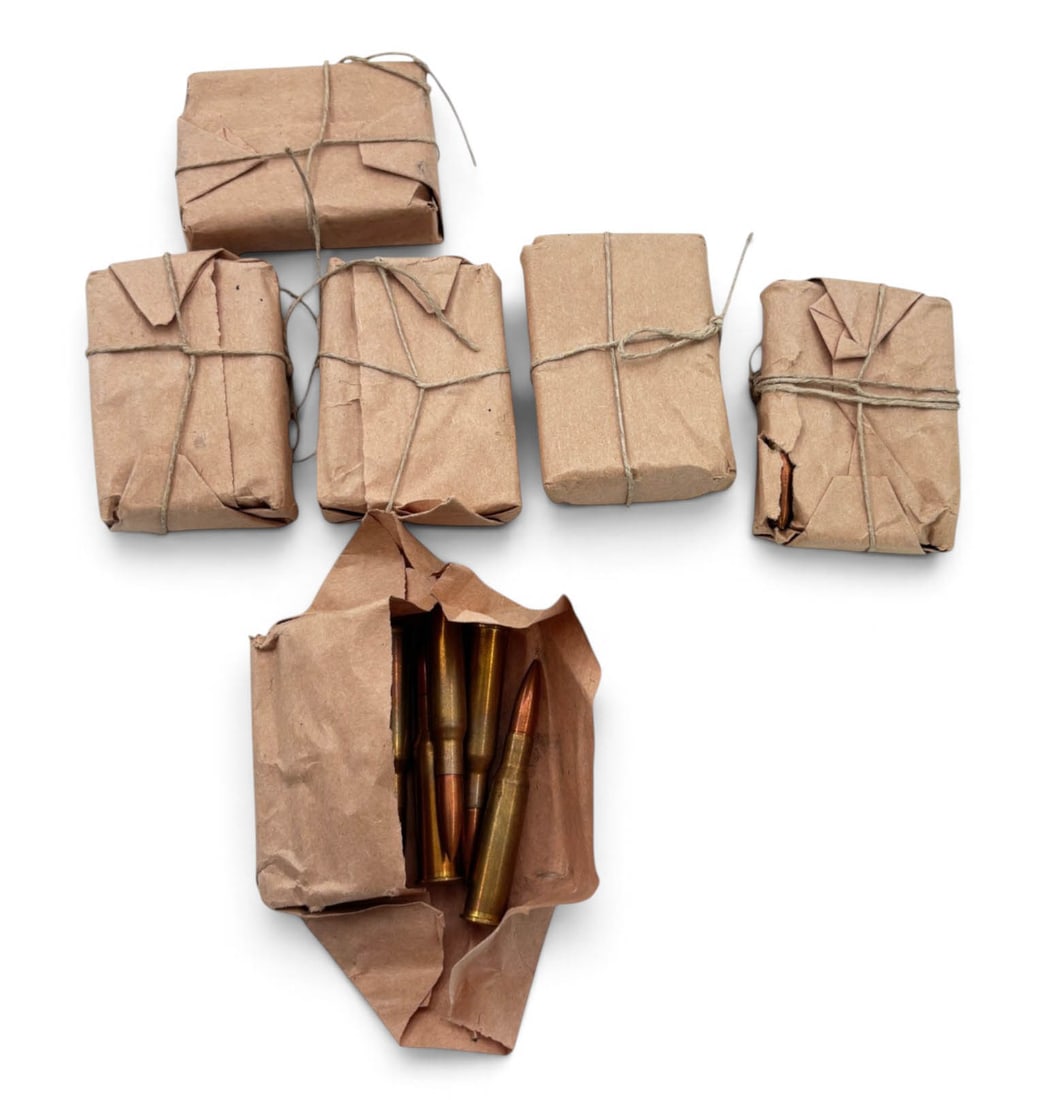 60rds of Bulgarian 7.62x54R Ammunition in Wrappers: Headstamp "10 53" | See photos