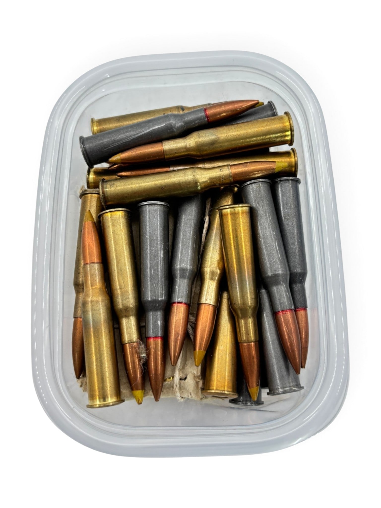 Aprroximately 50rds of Various 7.62x54R Surplus Ammunition: See Photos