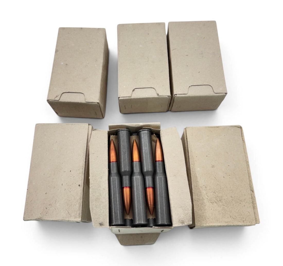 120rds of Hungarian 7.62x54R Surplus Ammunition: See Photos