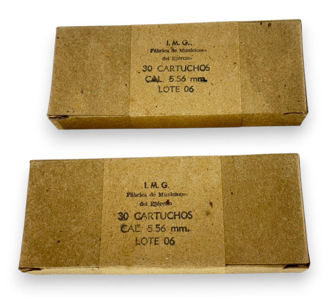 (2) Sealed 30rd. Battle Packs of Guatemalan 5.56x45mm I.M.G. Military Surplus Ammunition: 60-Rounds Total