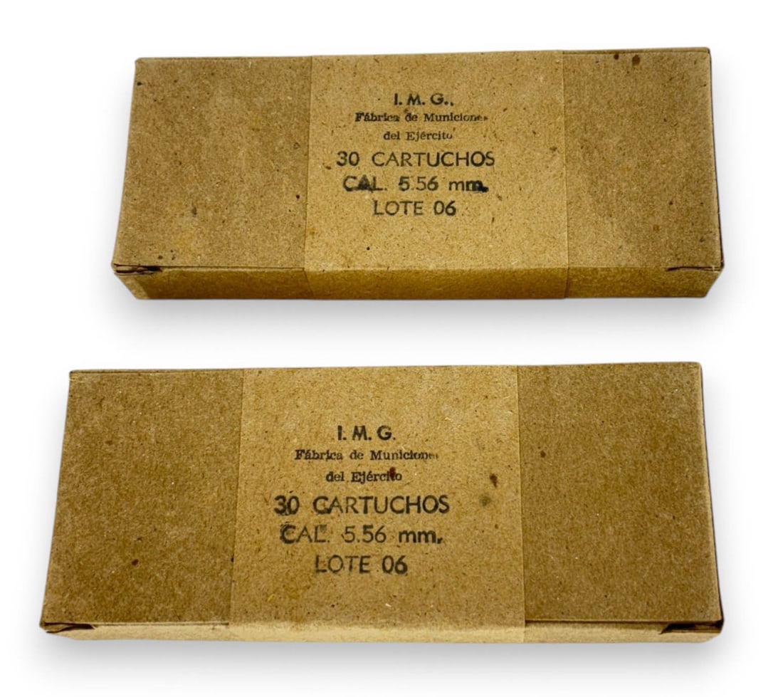 (2) Sealed 30rd. Battle Packs of Guatemalan 5.56x45mm I.M.G. Military Surplus Ammunition: 60-Rounds Total