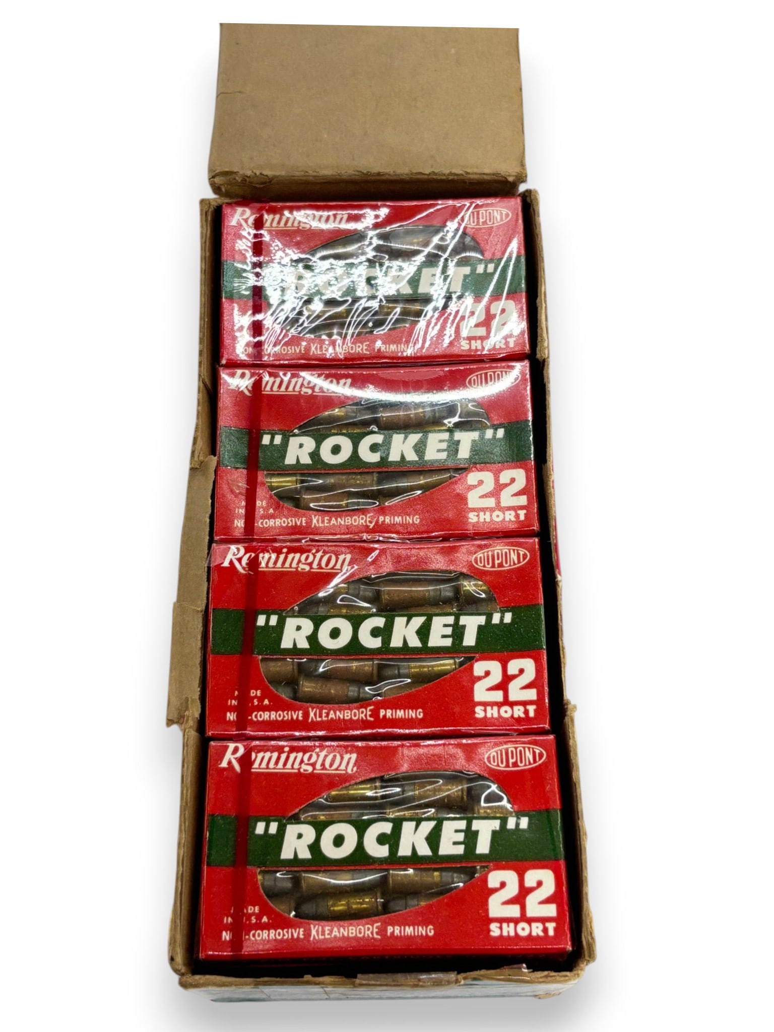NOS Rare Vintage 560rds. of SEALED Remington “ROCKET” .22 SHORT Ammunition - 3