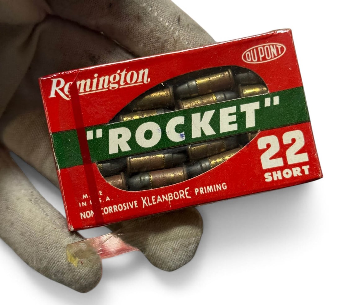 NOS Rare Vintage 560rds. of SEALED Remington “ROCKET” .22 SHORT Ammunition - 5