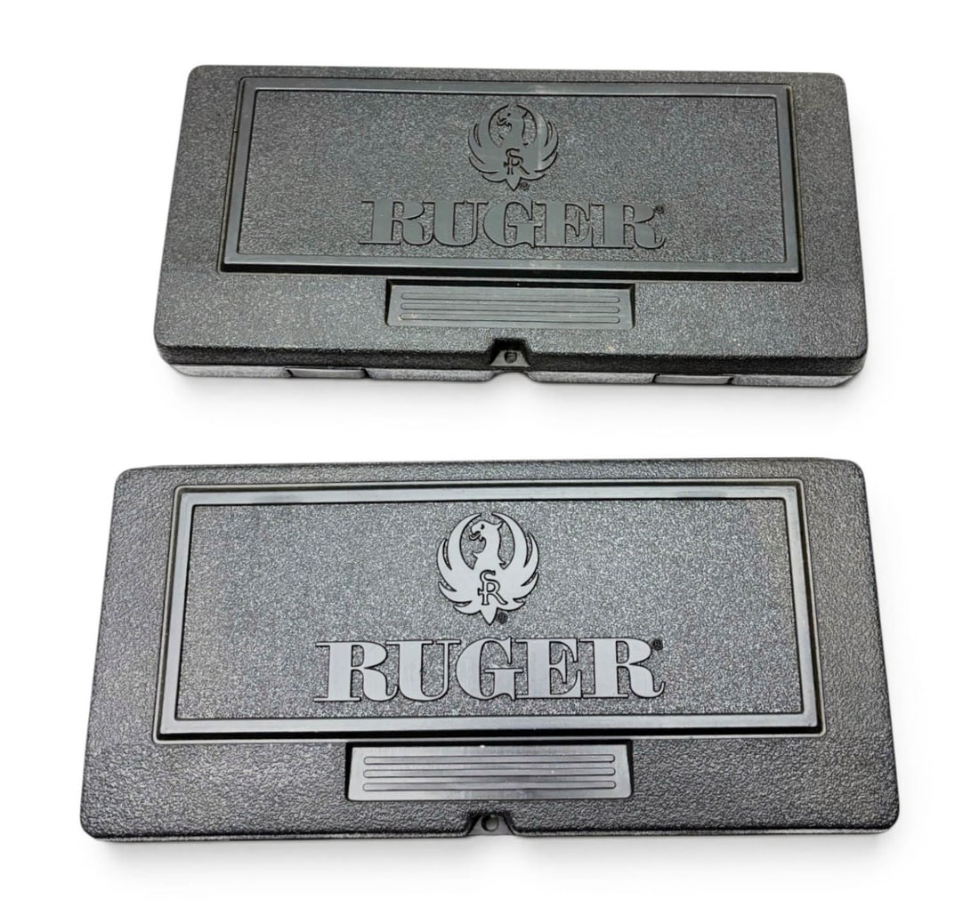 (2) Factory Hard Ruger Revolver Gun Boxes (1 of 1)