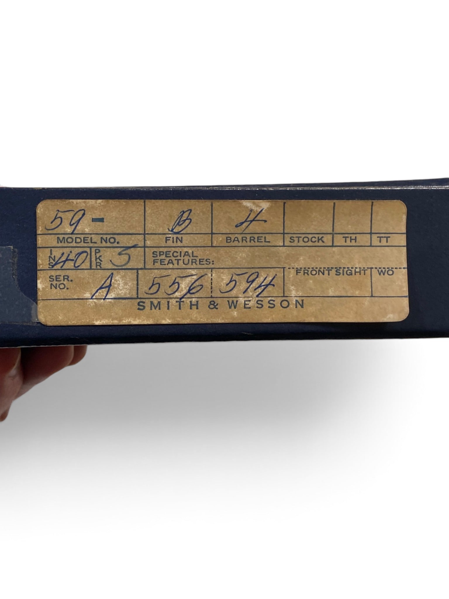 (2) Smith & Wesson Semi-Automatic Pistol Boxes for Model 59s with Contents - 12
