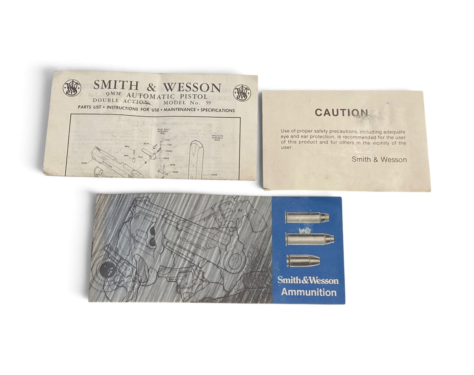 (2) Smith & Wesson Semi-Automatic Pistol Boxes for Model 59s with Contents - 14