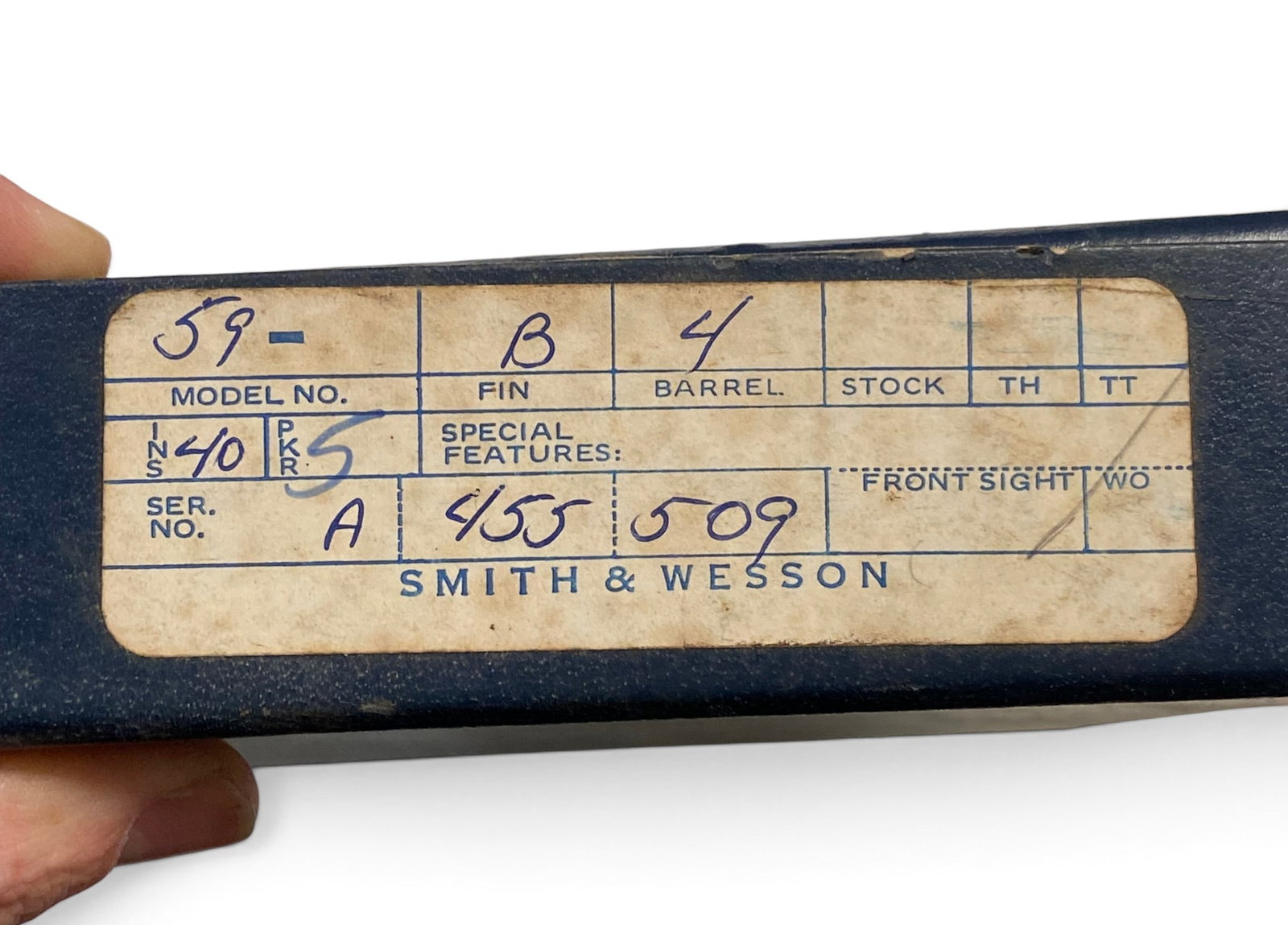 (2) Smith & Wesson Semi-Automatic Pistol Boxes for Model 59s with Contents - 5