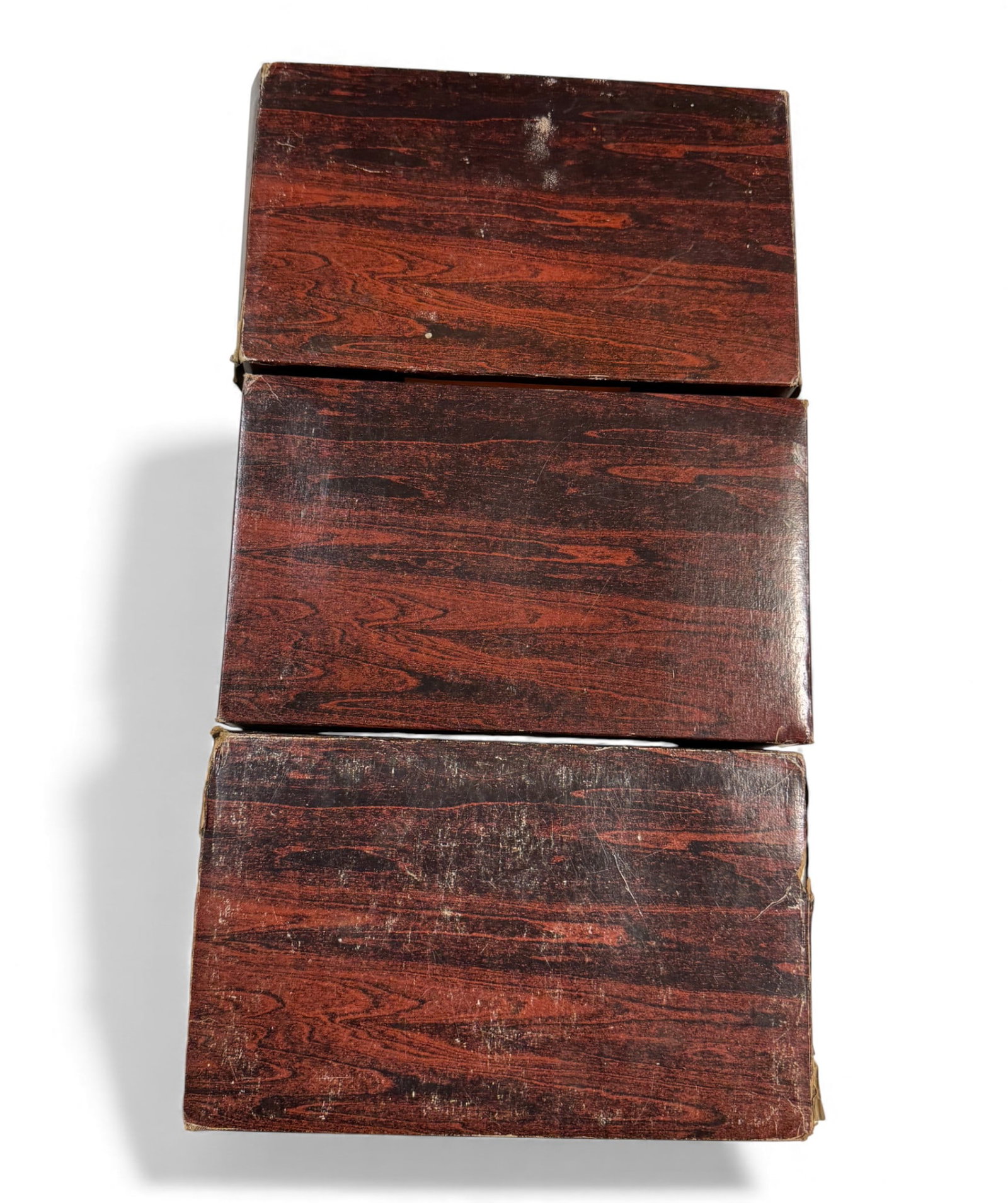 (3) Factory Colt Wood Grain Boxes with Inserts & Paper Labels - Mark IV, ACE, and Python - 7