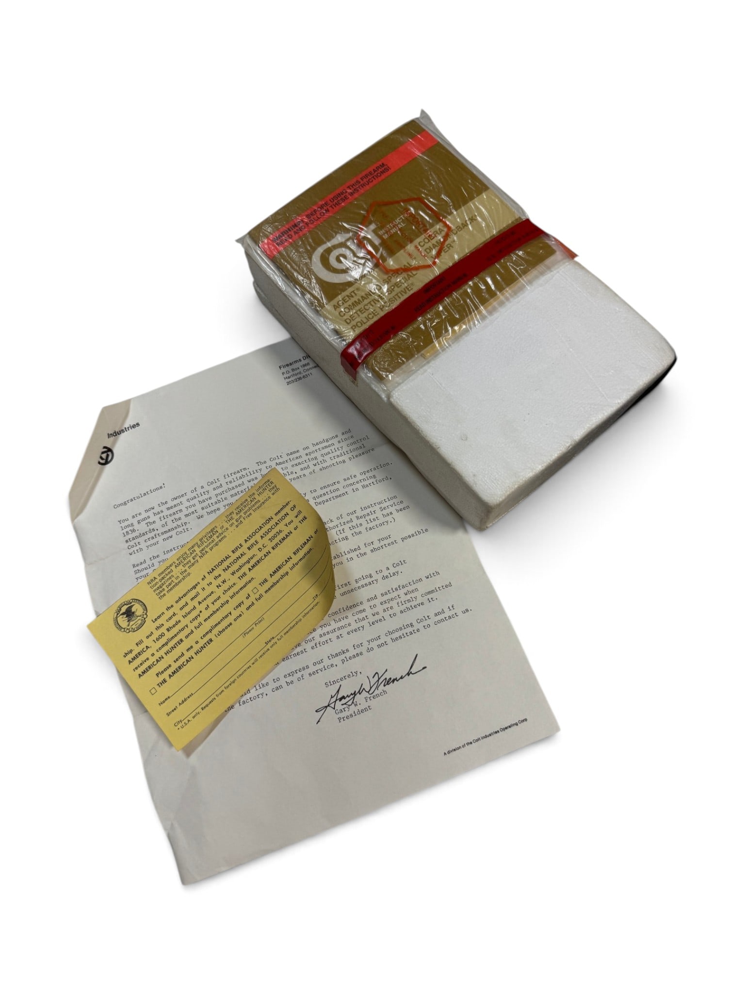 (2) Factory Colt Wood Grain Boxes with Inserts & Paper Labels - LW Agent, Agent - 13