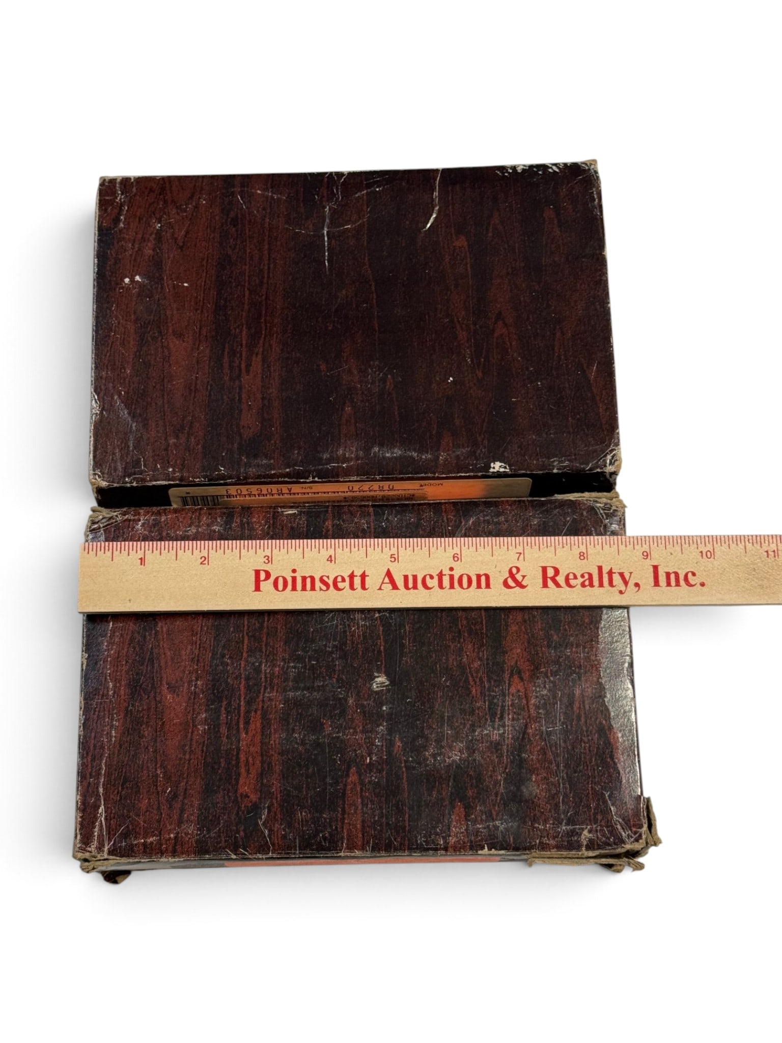 (2) Factory Colt Wood Grain Boxes with Inserts & Paper Labels - LW Agent, Agent - 6