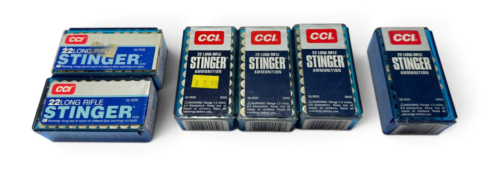 266rds. of .22 LR Stinger CCI Factory Ammunition: See Photo(s)