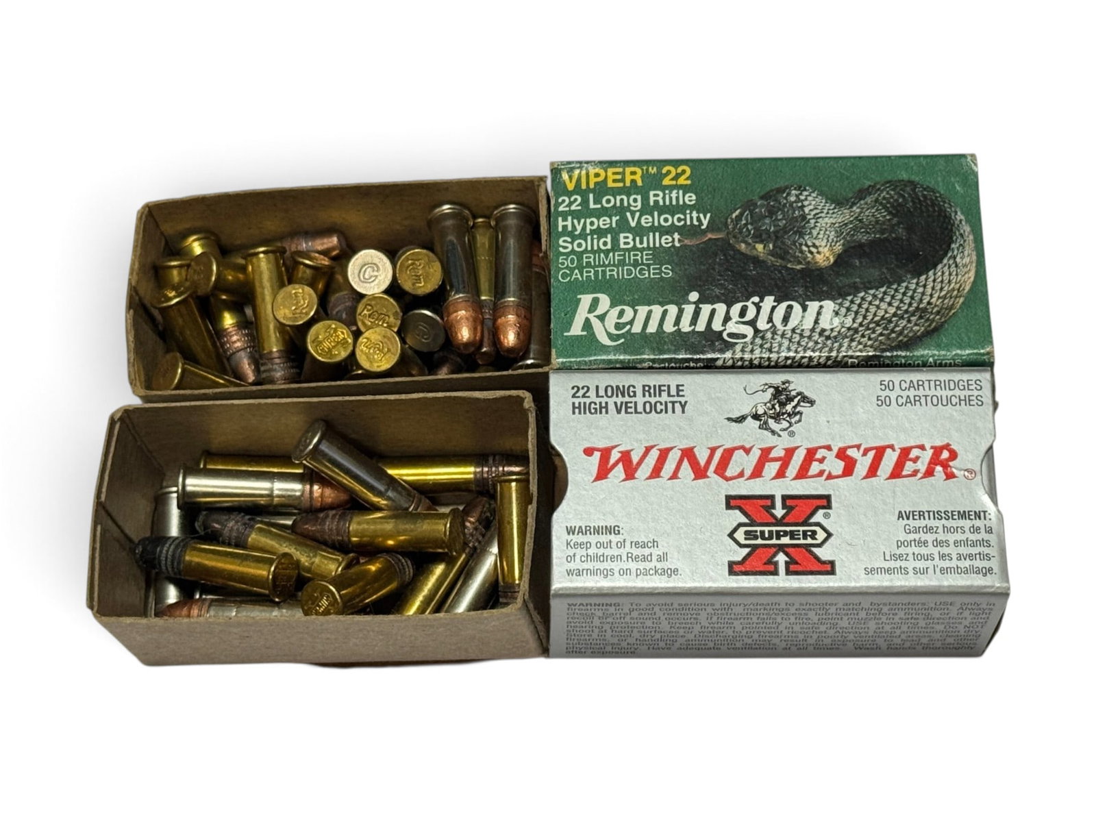 300rds. of .22 LR Remington Viper 22 & Winchester Factory Ammunition - 3