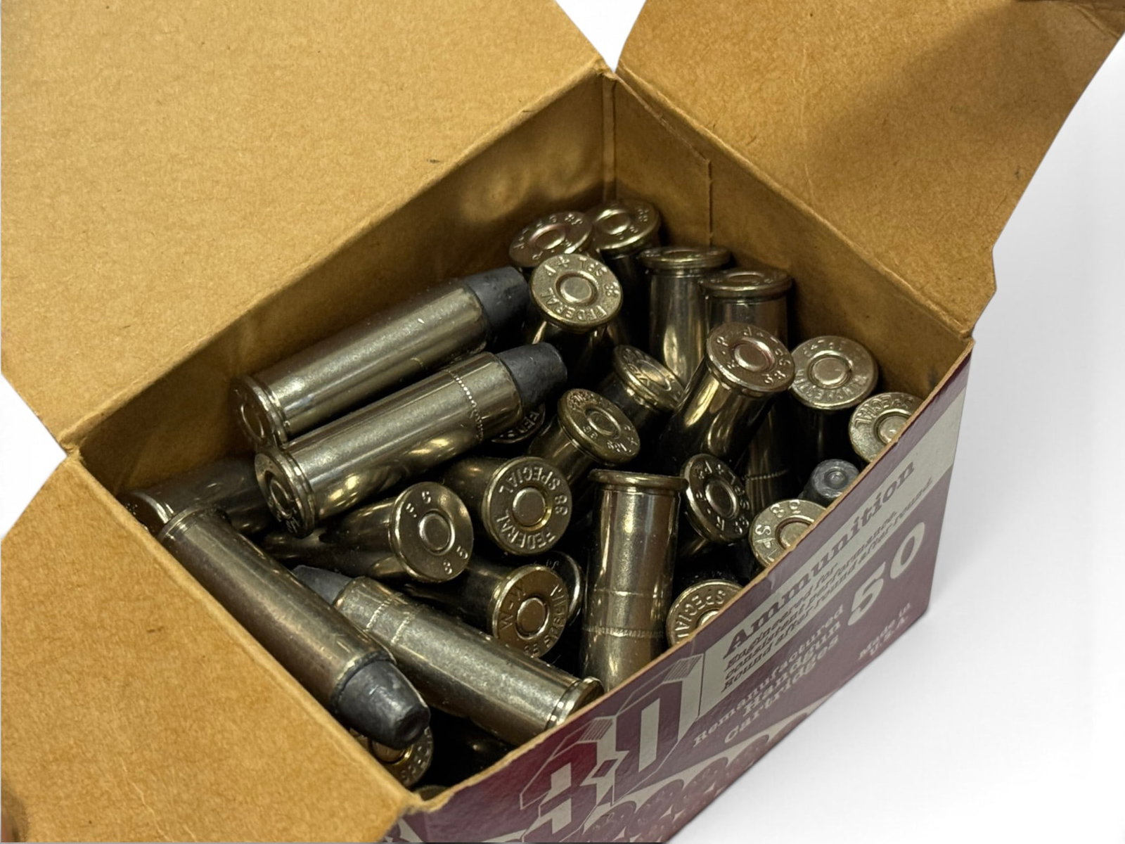 NIB Approx. 100rds. of .38 SPL. Lead HP 3-D Ammo & (10) .38/.357 Shotshells - 2