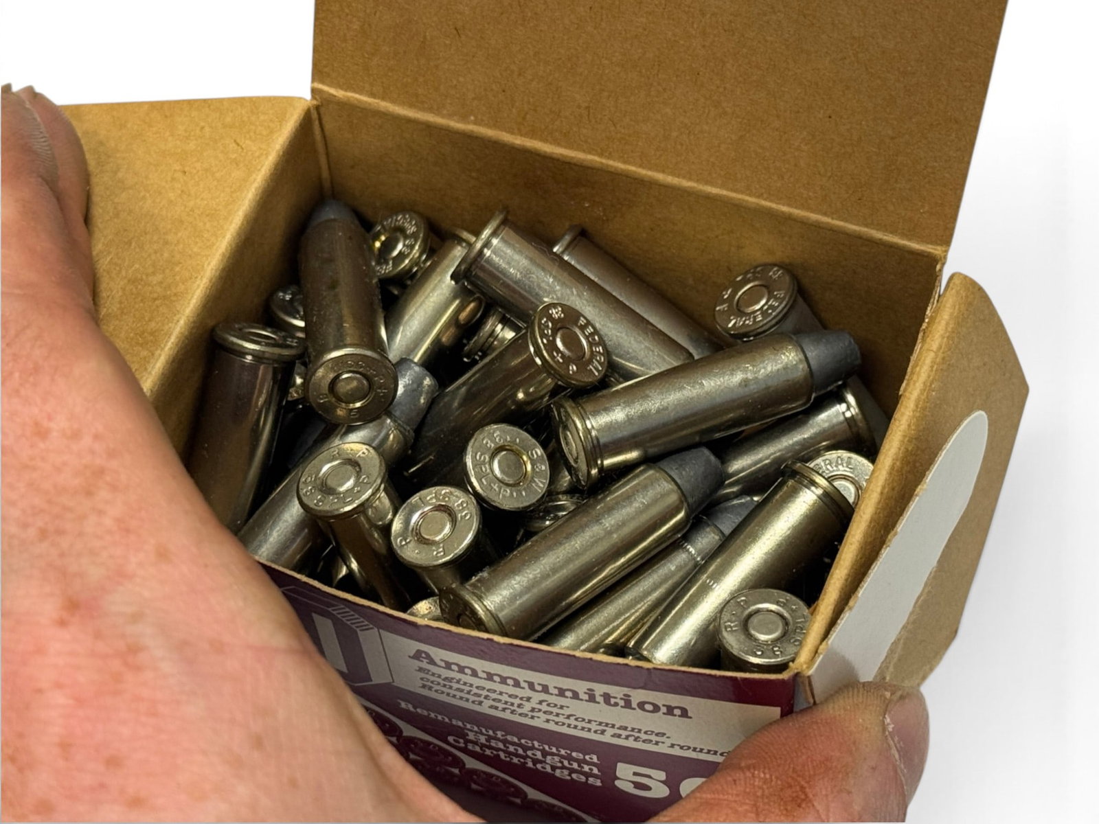 NIB Approx. 100rds. of .38 SPL. Lead HP 3-D Ammo & (10) .38/.357 Shotshells - 3