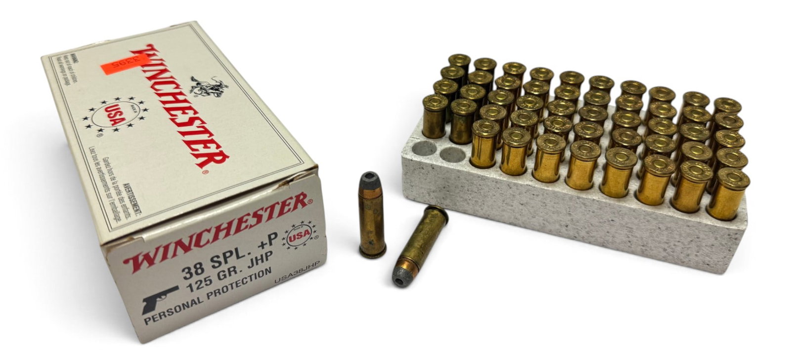 NIB 50rds. of .38 SPL +P 125gr. JHP Winchester Ammunition: See Photo(s)