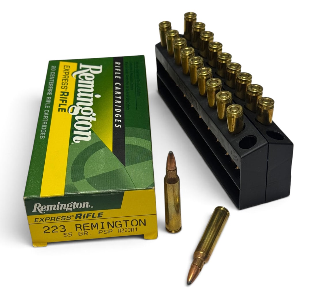 NIB 20rds. of .223 REM. 55gr. PSP Remington Ammunition: See Photo(s)