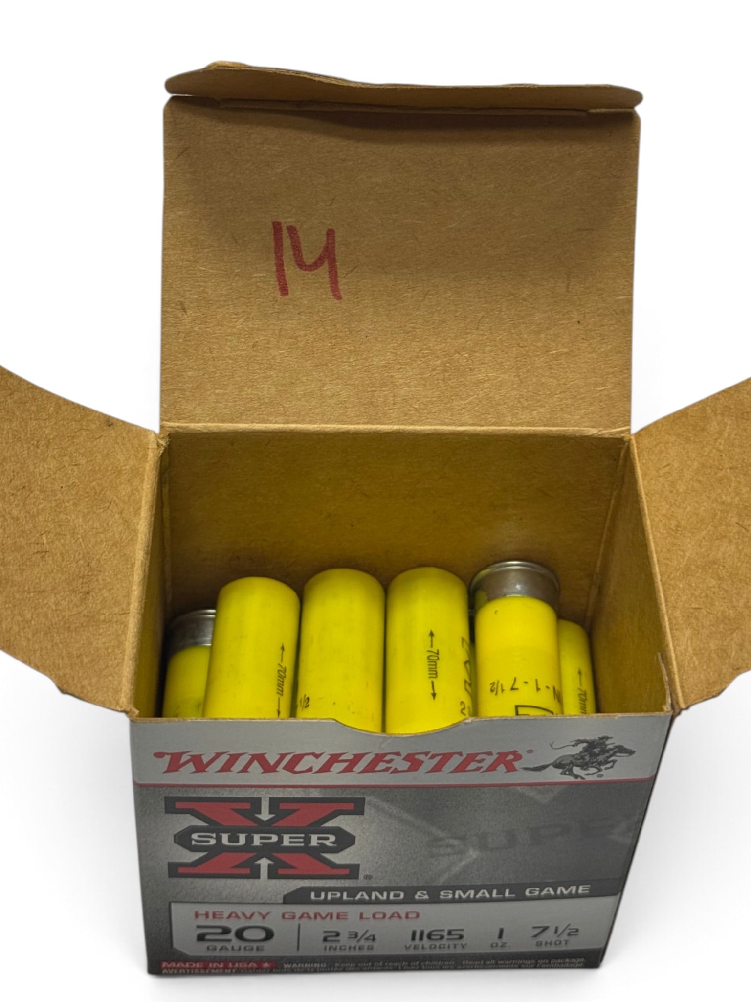 NIB 39rds. of 20 GA. 2-3/4” 7.5 Shot Game Load Shotgun Ammunition - 2