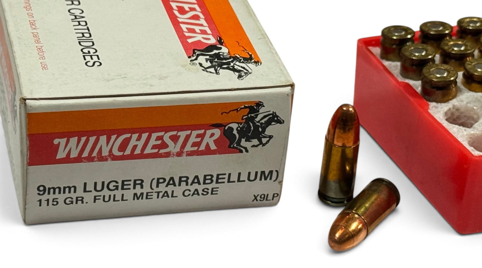 NIB 50rds. of 9mm LUGER (Parabellum) 115gr. FMC Winchester Super-X Ammunition - 2